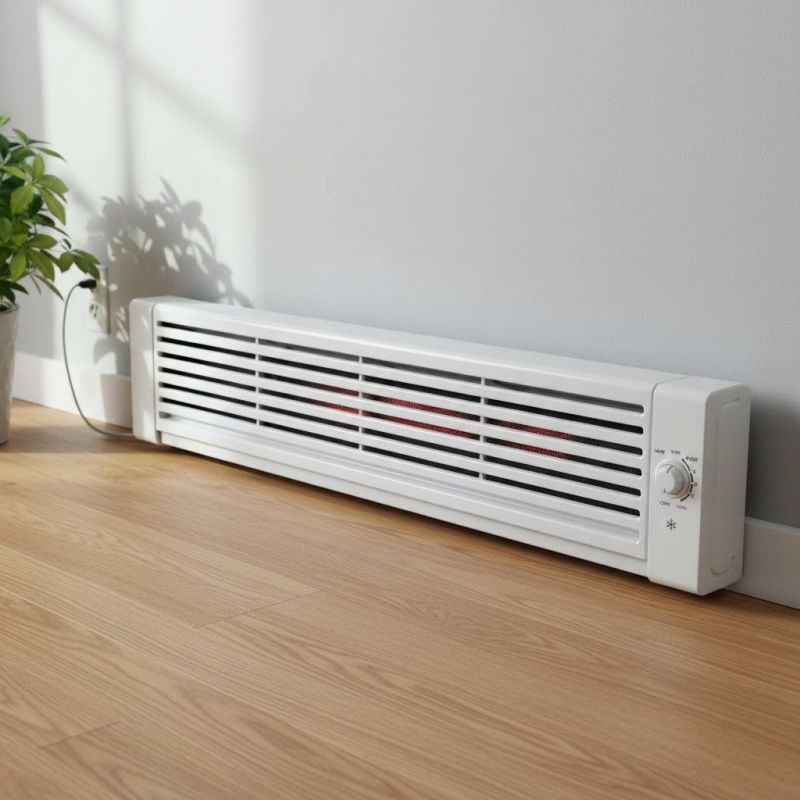 Baseboard Heater Installation detail